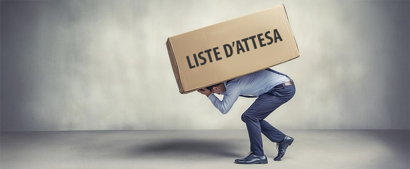 Il macigno delle liste d'attesa